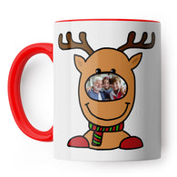 Cute Photo Reindeer Mug